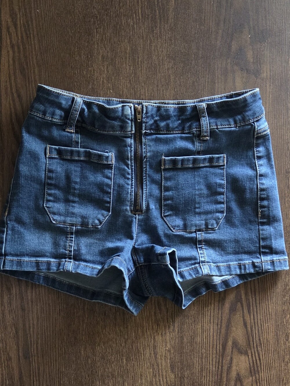 Altar'd State Zip Up Front Denim Shorts - Size 26/Small